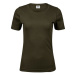 Tee Jays Dámské tričko - větší velikosti TJ580NX Dark Olive