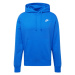 Nike Sportswear Mikina 'Club Fleece'  modrá / biela