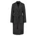 TAIFUN Prechodný kabát  čierna / biela
