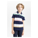 DEFACTO Boys Pique Short Sleeve Polo T-Shirt