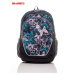 School backpack with a butterfly print