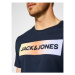 Jack&Jones Súprava tričko a športové šortky Brad 12192767 Tmavomodrá Regular Fit