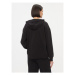 Gant Mikina Rel Shield Zip Hoodie 4204665 Čierna Relaxed Fit