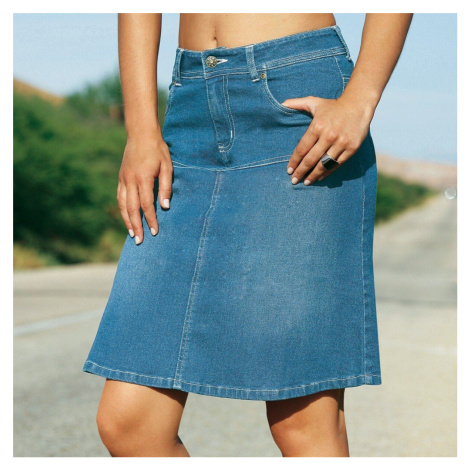 Rozšírená džínsová sukňa Blancheporte