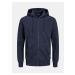 Dark Blue Basic Hoodie Jack & Jones - Men