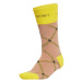 ADIDAS BY STELLA MCCARTNEY Športové ponožky 'Warm'  béžová / žltá / čierna