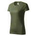 Dámske tričko Basic W MLI-13409 Khaki green - Malfini khaki-tm.Zelená