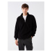 LC Waikiki Stand Collar Long Sleeve Plush Men's Zipper Sweatshirt