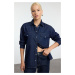 Trendyol Dark Blue Oversize Denim Shirt