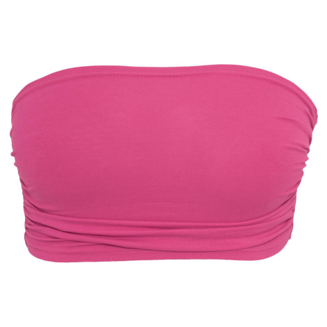 Women's Fuchsia Bandeau Top Urban Classics