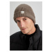 DEFACTO Men's Woven Labeled Beret