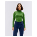 Thinking MU Garden Green Rib Aine L/S Top GARDEN GREEN