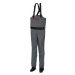 DAM Dryzone Breathable Chest Wader Stockingfoot Grey/Black Rybárske prsačky / Brodiace nohavice