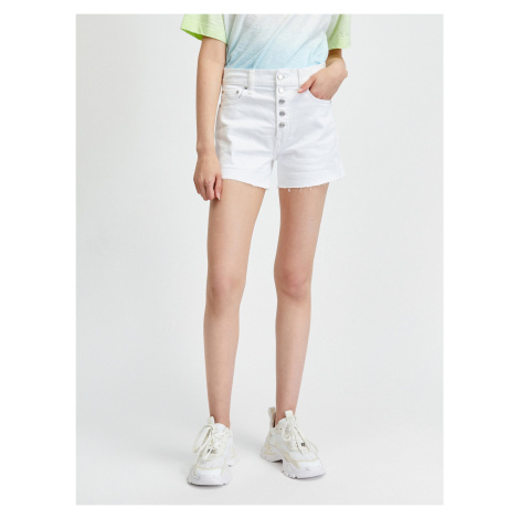 GAP Denim Shorts with Buttons - Women