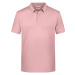 James&amp;Nicholson Pánska polokošeľa JN8010 Soft Pink