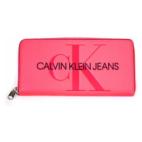 Calvin Klein ružové peňaženka Zip Around