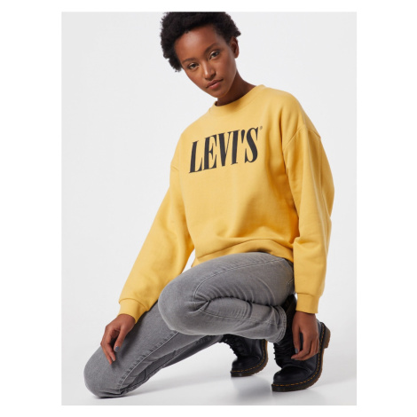 Yellow Levi's Graphic Diana Crew LEVI'S Mikina 'GRAPHIC DIANA