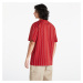 Karl Kani Small Signature Ziczac Pinstripe Tee Dark Red/ Off White