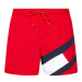 Tommy Hilfiger Plavecké šortky UM0UM02048 Červená Slim Fit