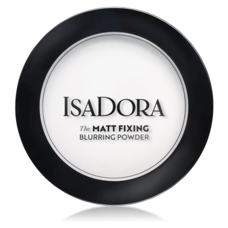 IsaDora Matt Fixing Blurring Powder zmatňujúci transparentný púder pre dokonalý vzhľad odtieň 10
