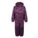 Dievčenský zimný overal COLOR KIDS Coverall AOP, AF 10.000, grape wine