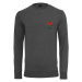 Mr. Tee Rose Crewneck charcoal