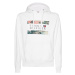 Tommy Hilfiger Mikina - HAWAIIAN FLAG HOODY biela