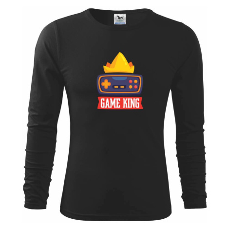 Game king - kreslený - Tričko detské Long Sleeve