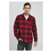 Oversized Plaid Grunge Shirt Black/Red