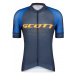 SCOTT Cyklistický dres s krátkym rukávom - RC PRO SS - modrá/oranžová