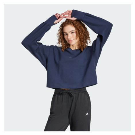 Mikina ALL SZN Ribbed V-Neck Adidas