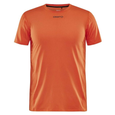 Craft ADV ESSENCE SS TEE M Pánske funkčné tričko, oranžová, veľkosť