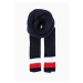 Tommy Hilfiger Šál - CORPORATE CHUNKY KNIT SCARF tmavomodrý