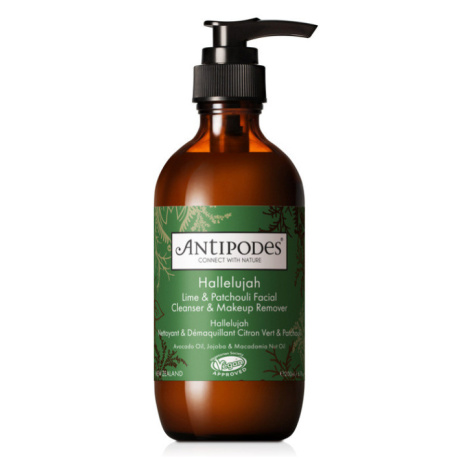 ANTIPODES Čistiaci a odličovací gél Hallelujah Lime & Patchouli 200 ml