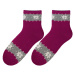 Dámské zimní vzorované ponožky model 15869426 3641 šedá melanž 3941 - Bratex