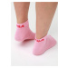 Sada troch párov dámskych členkových ponožiek v ružovej a bielej farbe FILA