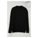 Trendyol Black Casual Slim Slim Fit Crew Neck Striped Knitwear Sweater