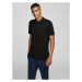 Jack&Jones Polokošeľa Basic 12136516 Čierna Slim Fit