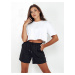 Women's sweat shorts PELLA black Dstreet