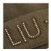 Liu Jo Čiapka Beanie Logo Strass 2F1001 M0300 Zelená