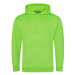 Just Hoods Pánska mikina s kapucňou JH004 Electric Green