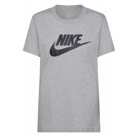 Nike Sportswear Tričko 'Futura'  sivá melírovaná / čierna