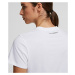 Tričko Karl Lagerfeld Ikonik Karl Outline T-Shirt Biela