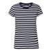 Neutral Dámske tričko NE81001 White - Navy -Striped