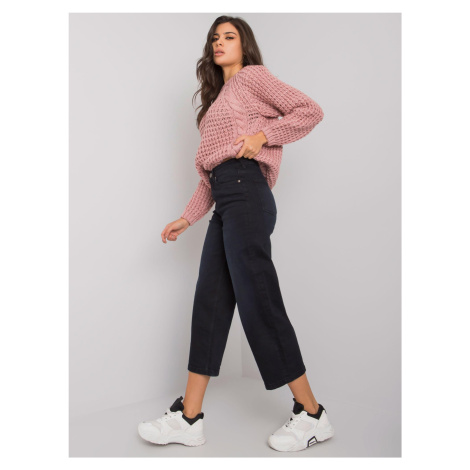 Allerdale SUBLEVEL Black Rim Jeans with High Waist