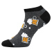 Lonka Dedon Unisex vzorované ponožky - 3 páry BM000001792100100173 mix D