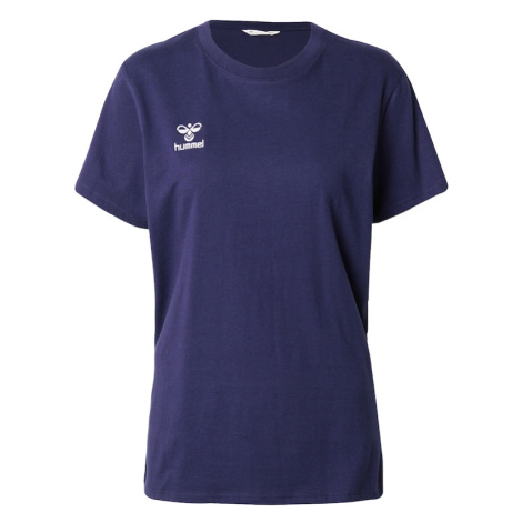 Hummel Funkčné tričko 'Go 2.0'  námornícka modrá / biela