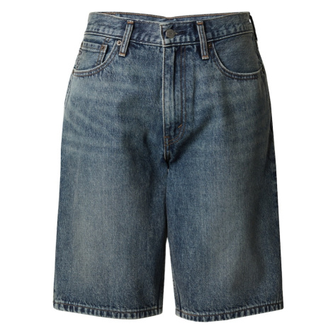 LEVI'S ® Džínsy '469™ Loose Shorts'  tmavomodrá