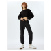 Koton Parachute Sweatpants Jogger High Waist Pocket Detail Elastic Waist