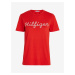 Červené dámske tričko Tommy Hilfiger